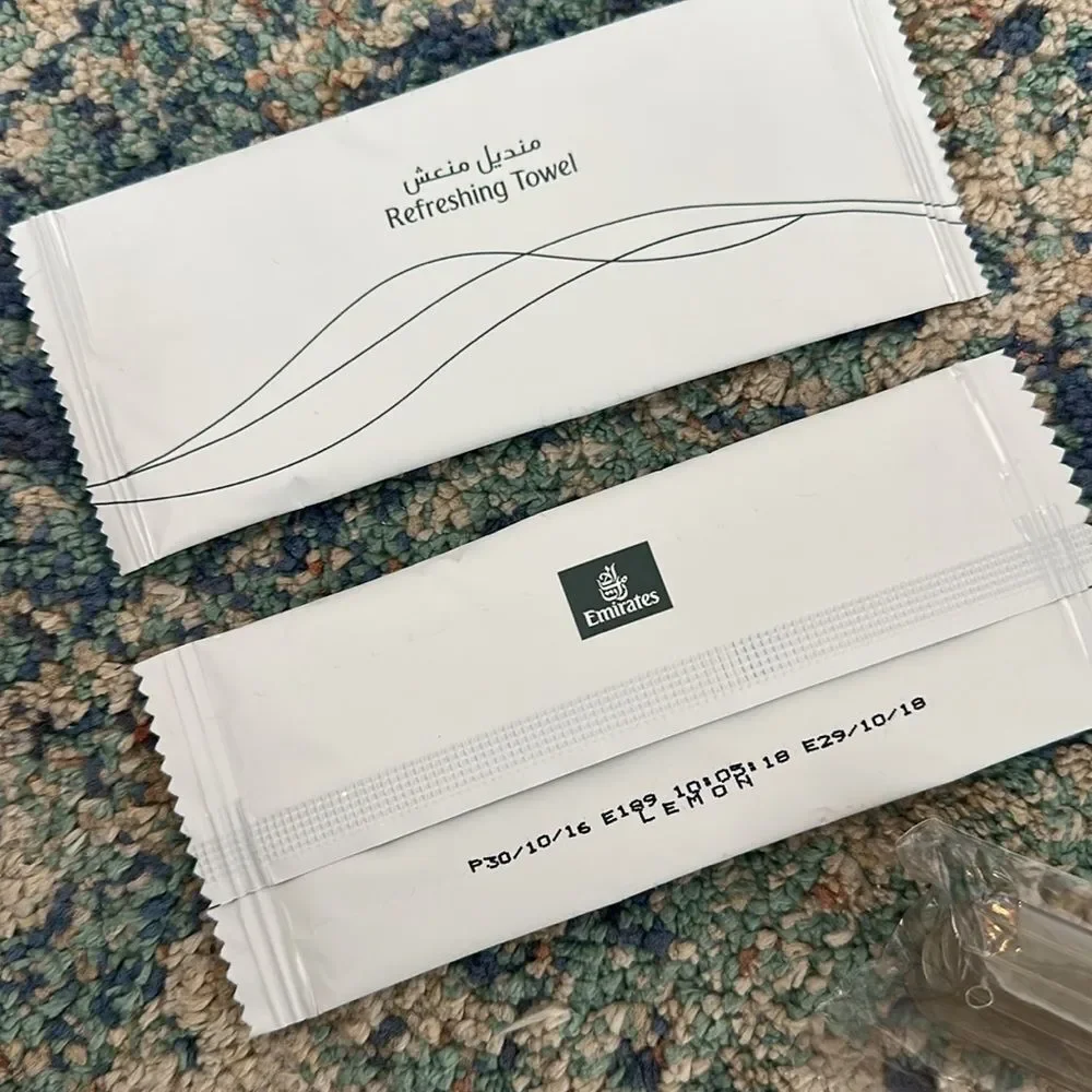 NEW Emirates Airlines Toiletries Bag with Doubles
